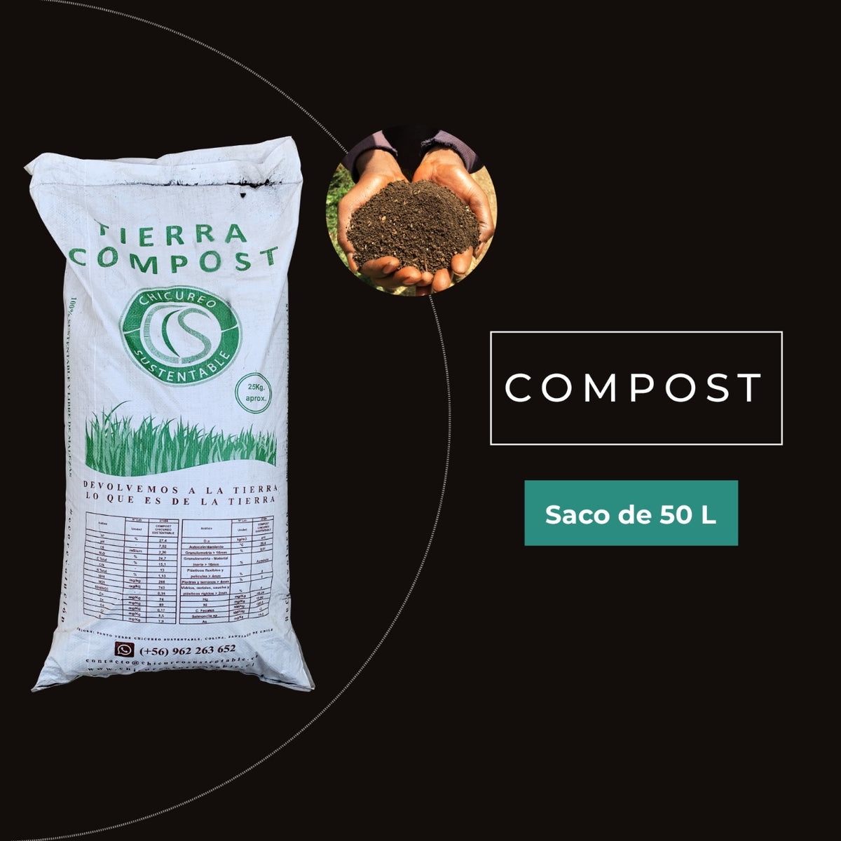 Saco De Compost 25 Kg